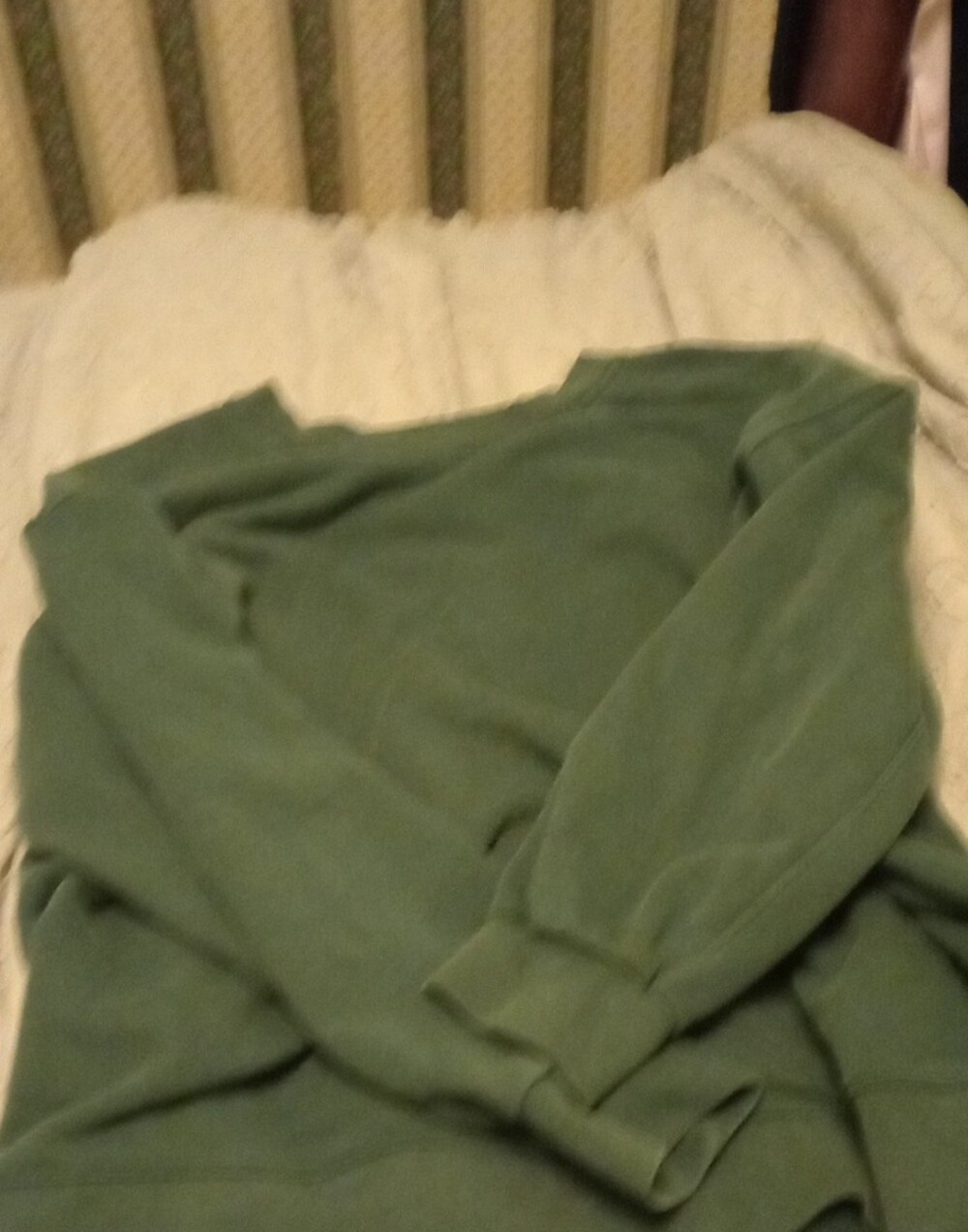 lululemon athletica Olive Green Crewneck Sweater